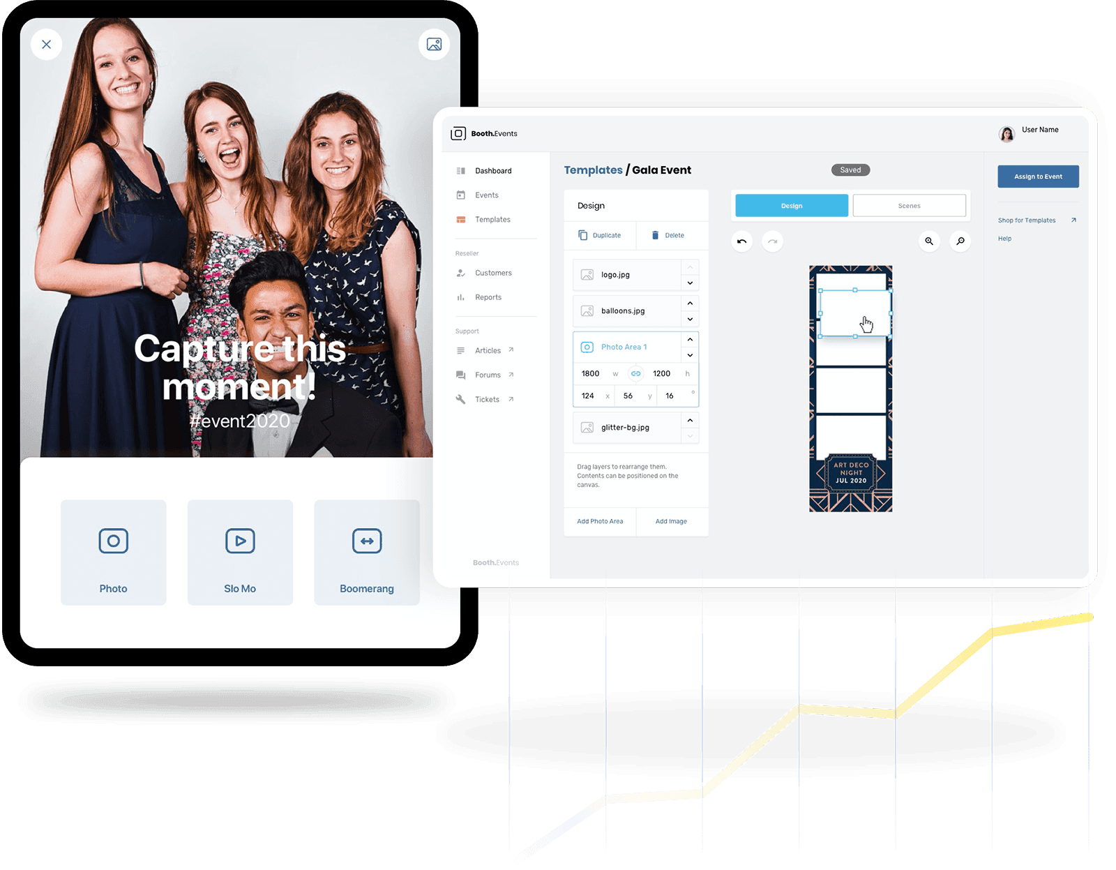 Booth.Events The iPad photo booth app that's easy to use